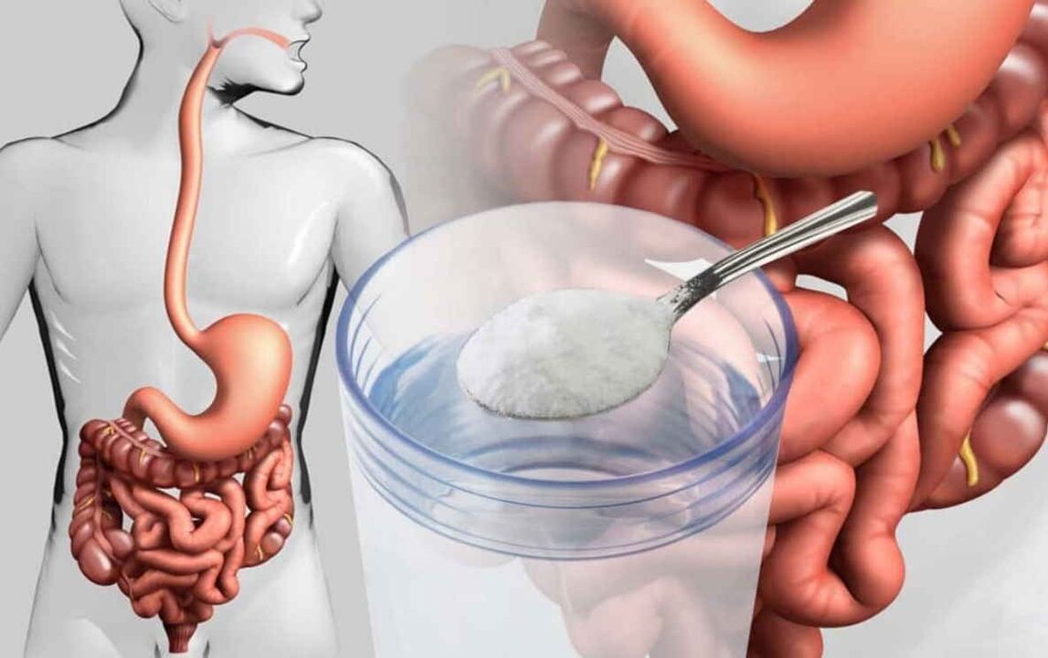 Colon cleansing with salt water